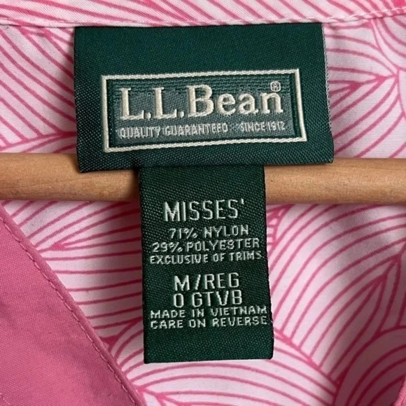 L.L. Bean Hooded Tunic Pink‎ Top - Picture 7 of 7